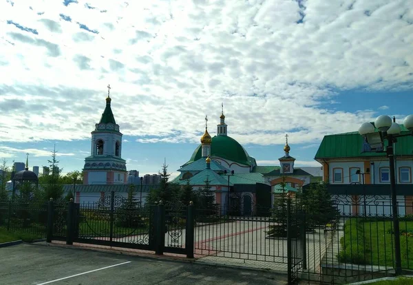 Cheboxary Historisches Gebäude Der Orthodoxen Kathedrale Russland Der Ukraine Weißrussland — Stockfoto
