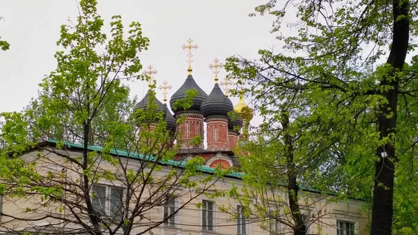 Mpscow Forntida Historisk Byggnad Ortodoxa Kyrkan Katedralen Ryssland Ukraina Belorus — Stockfoto