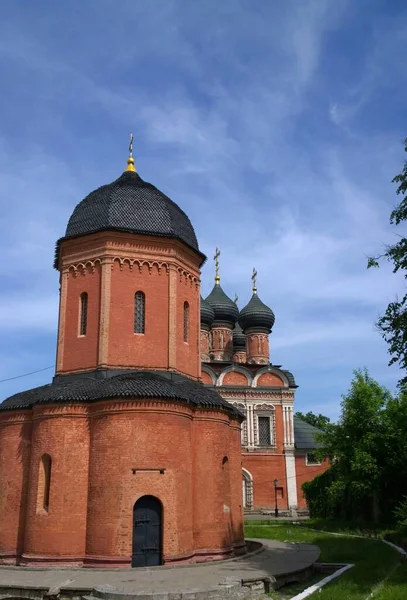 Mpscow Starověká Historická Budova Ortodoxní Církevní Katedrály Rusku Ukrajině Bělorusku — Stock fotografie