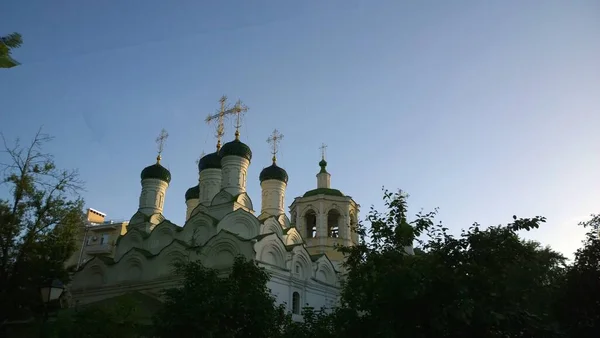 Mpscow Starověká Historická Budova Ortodoxní Církevní Katedrály Rusku Ukrajině Bělorusku — Stock fotografie