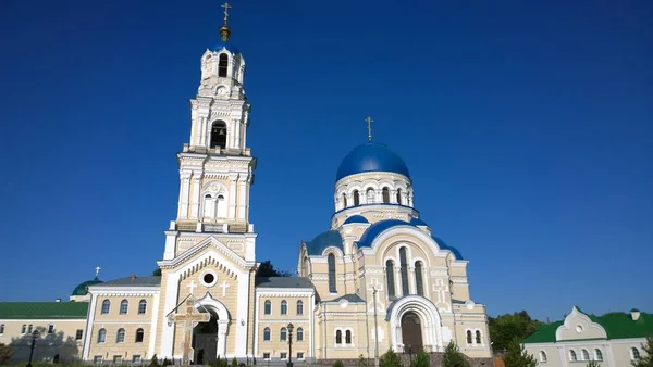 Kaluga Ugra Ősi Történelmi Épület Ortodox Templom Székesegyház Oroszországban Ukrajnában — Stock Fotó