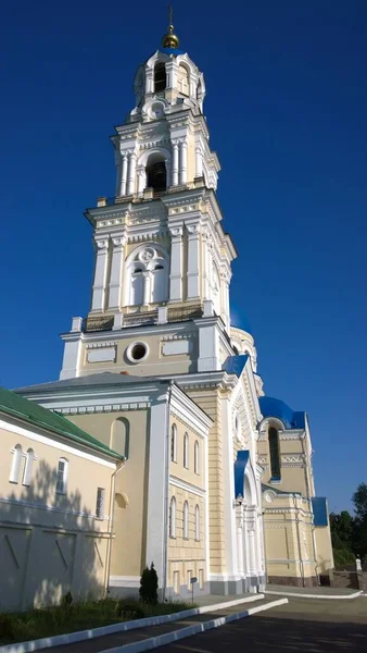 Kaluga Ugra Ősi Történelmi Épület Ortodox Templom Székesegyház Oroszországban Ukrajnában — Stock Fotó