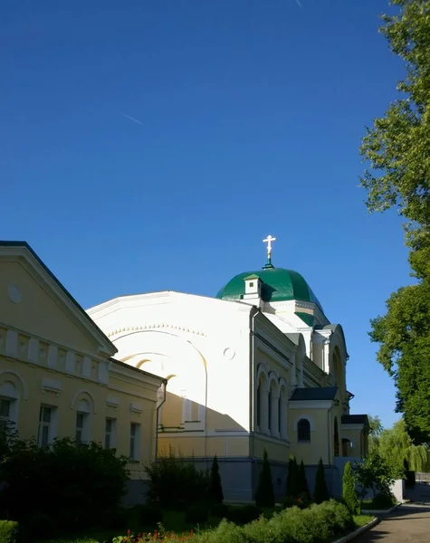 Kaluga Ugra Edifício Histórico Antigo Catedral Igreja Ortodoxa Rússia Ucrânia — Fotografia de Stock