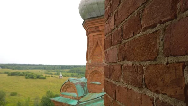 Volgoverkhovie Volga Origem Cabeceiras Edifício Histórico Antigo Catedral Igreja Ortodoxa — Fotografia de Stock