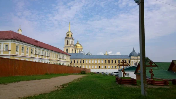 Seliger VolGoverkhovie Volga Köken Akıntısı Rusya, Ukrayna, Belorus, Slav halkı, Hıristiyanlık 'taki Ortodoks kilise katedralinin tarihi binası 