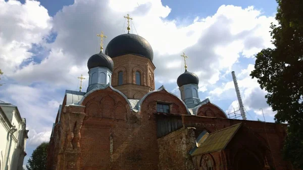 Pokrov Vvedenskiy Ancient Historical Building Orthodox Church Cathedral Russia Ukraine — Stock Photo, Image