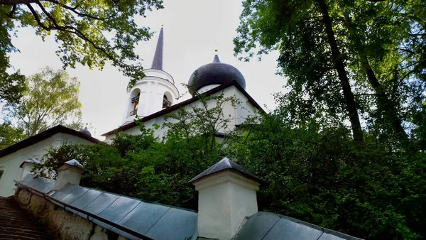 Pushkin Hills Pskov Antico Edificio Storico Della Cattedrale Chiesa Ortodossa — Foto Stock