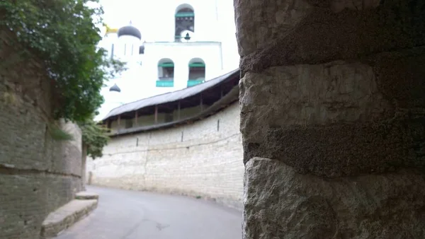 Pskov Oud Historisch Gebouw Van Orthodoxe Kerk Kathedraal Rusland Oekraïne — Stockfoto