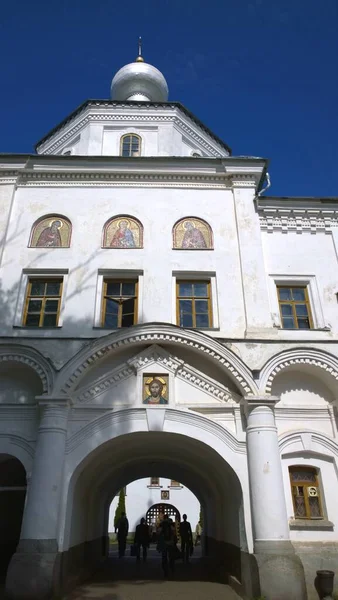 Valaam Antico Edificio Storico Della Cattedrale Ortodossa Russia Ucraina Beloro — Foto Stock