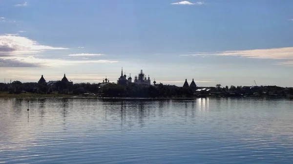 Solovki Isles Gulag Edifício Histórico Antigo Catedral Igreja Ortodoxa Rússia — Fotografia de Stock