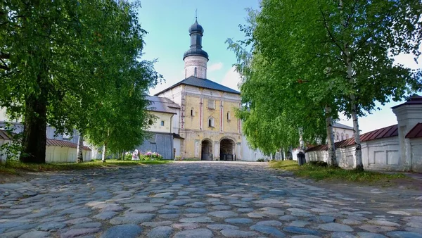 Kirillov Belozersk Vologda Edifício Histórico Antigo Catedral Igreja Ortodoxa Rússia — Fotografia de Stock