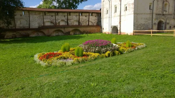 Kirillov Belozersk Vologda Rusya, Ukrayna, Belorus 'taki ortodoks kilise katedralinin tarihi binası, Slav halkı Hıristiyanlığa inanıyor ve inançlı