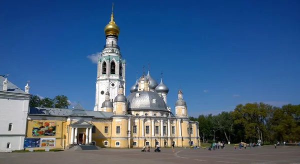 Vologda Forntida Historisk Byggnad Ortodoxa Kyrkan Katedralen Ryssland Ukraina Belorus — Stockfoto