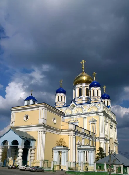 Elets Forntida Historisk Byggnad Ortodoxa Kyrkan Katedralen Ryssland Ukraina Belorus — Stockfoto