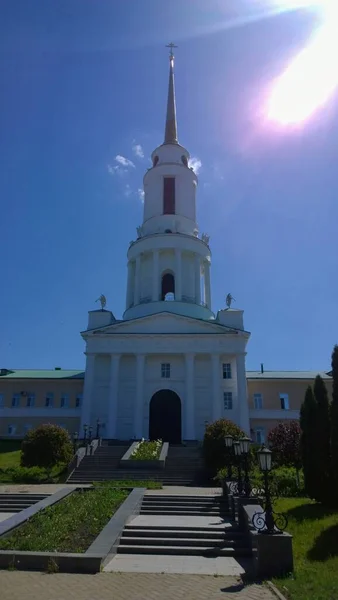 Zadonsk Voronezh Edifício Histórico Antigo Catedral Igreja Ortodoxa Rússia Ucrânia — Fotografia de Stock