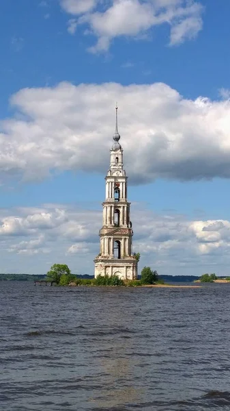 Kalyazin Forntida Historisk Byggnad Ortodoxa Kyrkan Katedralen Ryssland Ukraina Belorus — Stockfoto