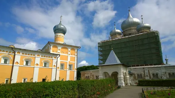 Valday Antik Historisk Byggnad Ortodoxa Kyrkan Katedralen Ryssland Ukraina Belorus — Stockfoto