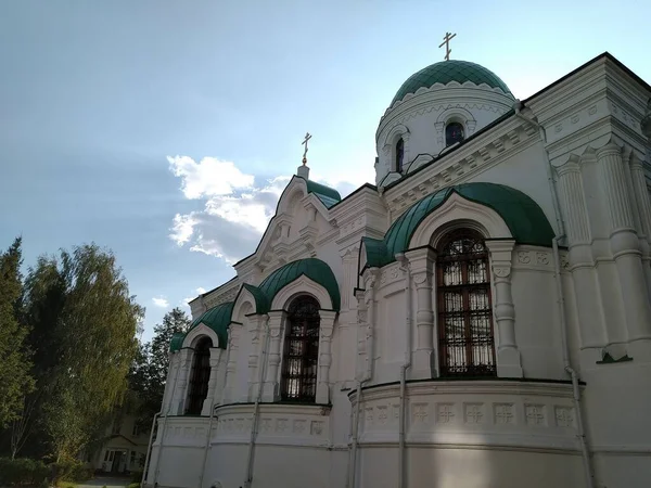 Moscou Berlyukovskaya Désert Ancien Bâtiment Historique Cathédrale Orthodoxe Russie Ukraine — Photo