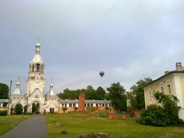Vilikiy Novgorod Grote Oude Historische Gebouw Van Orthodoxe Kerk Kathedraal — Stockfoto
