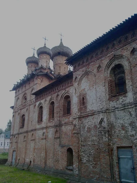 Vilikiy Novgorod Grande Antico Edificio Storico Della Cattedrale Chiesa Ortodossa — Foto Stock