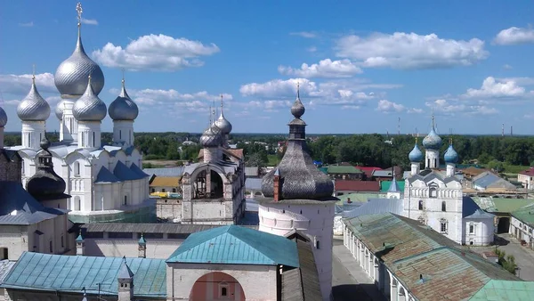 Weliki Rostow Das Große Antike Historische Gebäude Der Orthodoxen Kathedrale — Stockfoto