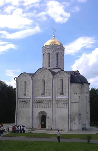 Vladimir Forntida Historisk Byggnad Ortodoxa Kyrkan Katedralen Ryssland Ukraina Belorus — Stockfoto