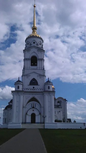 Vladimir Forntida Historisk Byggnad Ortodoxa Kyrkan Katedralen Ryssland Ukraina Belorus — Stockfoto