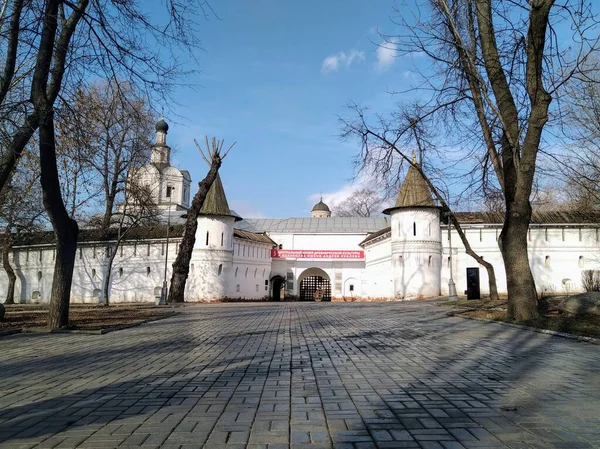 Moskva Forntida Historisk Byggnad Ortodoxa Kyrkan Katedralen Ryssland Ukraina Belorus — Stockfoto