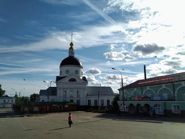 Arzamas Forntida Historisk Byggnad Ortodoxa Kyrkan Katedralen Ryssland Ukraina Belorus — Stockfoto