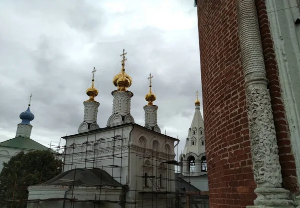 Rjasan Altes Historisches Gebäude Der Orthodoxen Kathedrale Russland Der Ukraine — Stockfoto