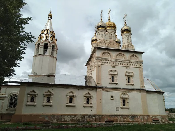 Ryazan Starożytny Zabytkowy Budynek Katedry Prawosławnej Rosji Ukrainie Białorusi Słowian — Zdjęcie stockowe
