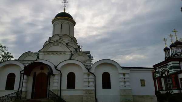 Oude Historische Gebouw Van Orthodoxe Kerk Kathedraal Rusland Oekraïne Belorus — Stockfoto