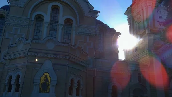 Ugra Kaluga Edifício Histórico Antigo Catedral Igreja Ortodoxa Rússia Ucrânia — Fotografia de Stock