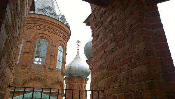 Ostashkov Volga Ancient Historical Building Orthodox Church Cathedral Russia Ukraine — Stock Photo, Image
