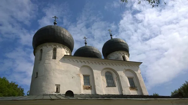 Forntida Historisk Byggnad Ortodoxa Kyrkan Katedralen Ryssland Ukraina Belorus Slaviska — Stockfoto