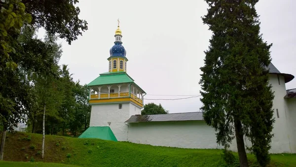 Pechory Antico Edificio Storico Della Cattedrale Chiesa Ortodossa Russia Ucraina — Foto Stock
