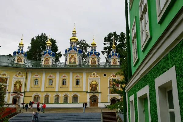 Pechory Antiguo Edificio Histórico Catedral Iglesia Ortodoxa Rusia Ucrania Bielorrusia —  Fotos de Stock