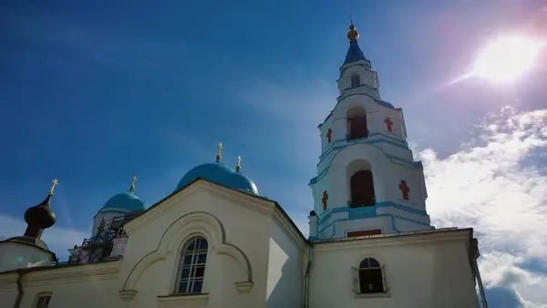Oude Historische Gebouw Van Orthodoxe Kerk Kathedraal Rusland Oekraïne Belorus — Stockfoto