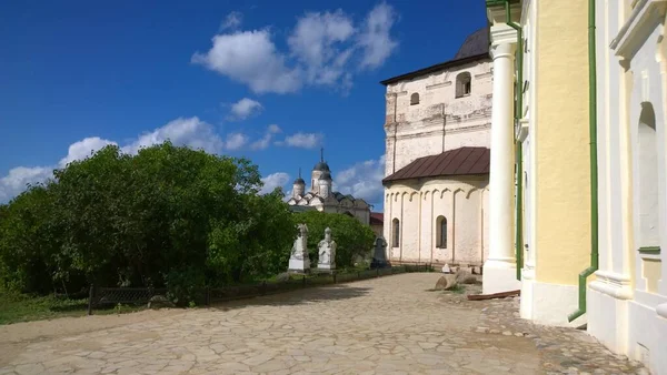 Antiguo Edificio Histórico Catedral Iglesia Ortodoxa Rusia Ucrania Bielorrusia Pueblo — Foto de Stock