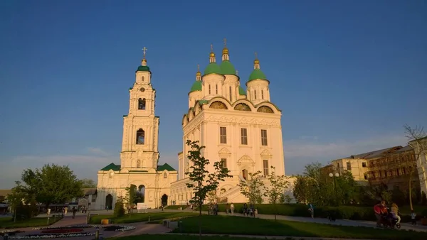 Ancient Historical Building Orthodox Church Cathedral Russia Ukraine Belorus Slavic — Stock Photo, Image