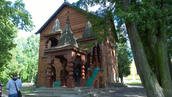 Edifício Histórico Antigo Catedral Igreja Ortodoxa Rússia Ucrânia Belorus Povo — Fotografia de Stock