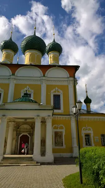 Ancien Bâtiment Historique Cathédrale Orthodoxe Église Russie Ukraine Bélarus Peuple — Photo