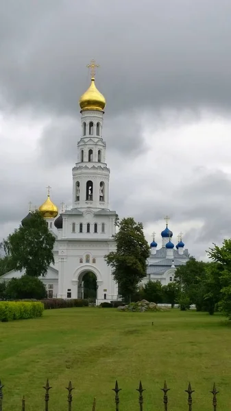 Ancien Bâtiment Historique Cathédrale Orthodoxe Église Russie Ukraine Biélorus Peuple — Photo