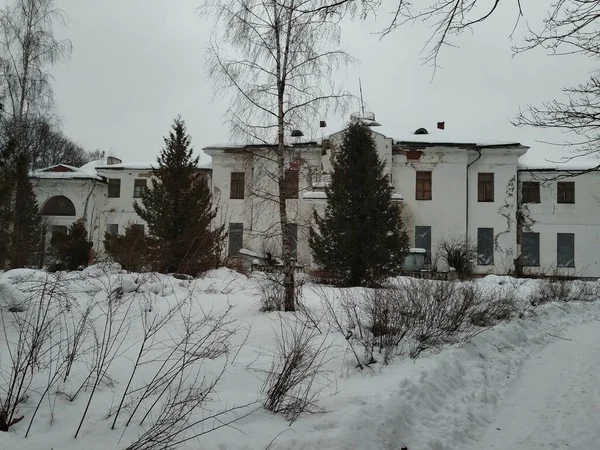 Ancien Immeuble Immobilier Tourisme Tuchkovo Villa Parc Usadba Maison Campagne — Photo