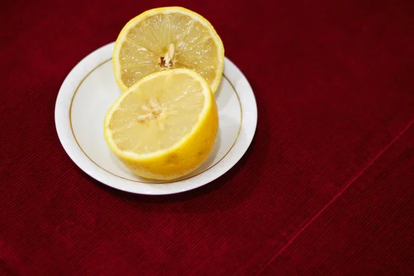 Citron Fruit Sain Pour Rhume — Photo