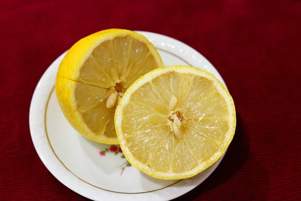 Citron Hälsosam Frukt För Förkylningar — Stockfoto