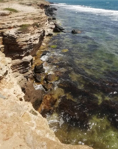 Mar Rocas Coloridas — Foto de Stock
