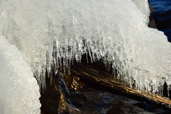 Lake Baikal Beginning Ice Period — Stock Photo, Image