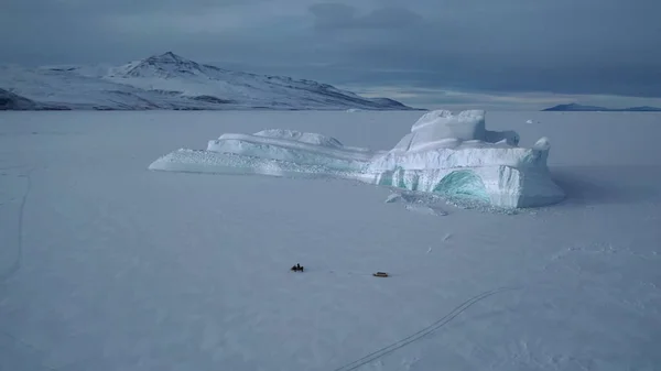 Prachtig Uitzicht Vanaf Drone Nuuk — Stockfoto