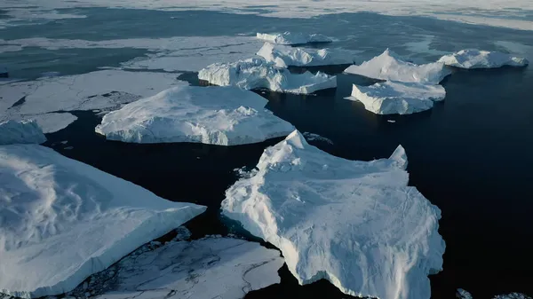 Prachtig Uitzicht Vanaf Drone Nuuk — Stockfoto